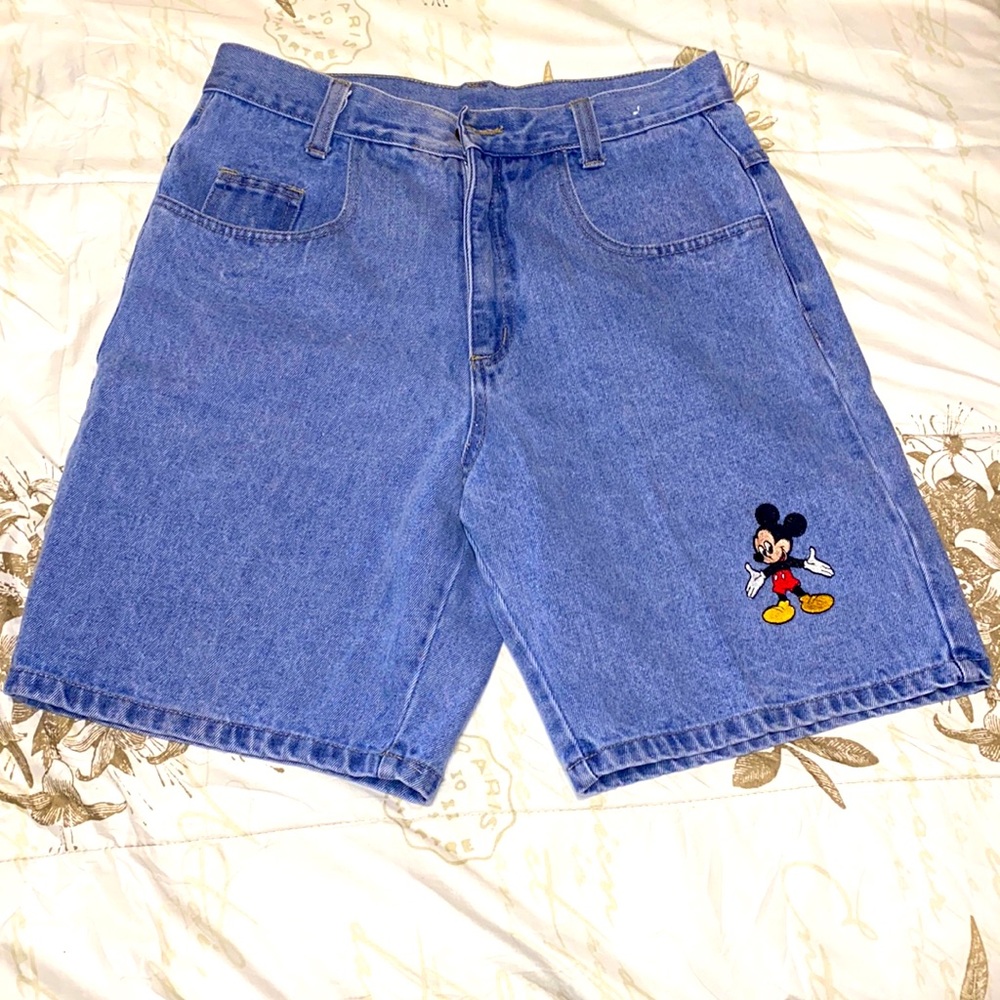 Disney Mickey Mouse denim jean short